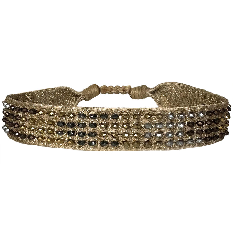 Amore Handmade Bracelet Featuring Hematites Stones In Three Colors
