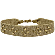 Cruzy Handmade Bracelet In Gold Tones