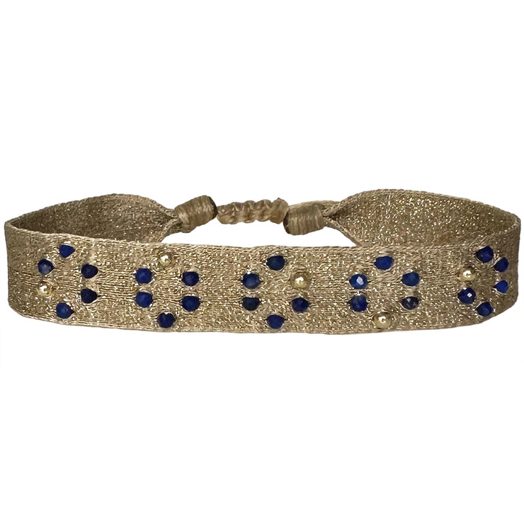 Bondi Bracelet in Gold and Lapis Lazuli Stones