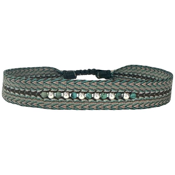 Stones Handmade Bracelet with Turquoise Natural Stones For Him