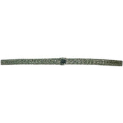 Handmade Grey Diamond Bracelet in Blue Tones