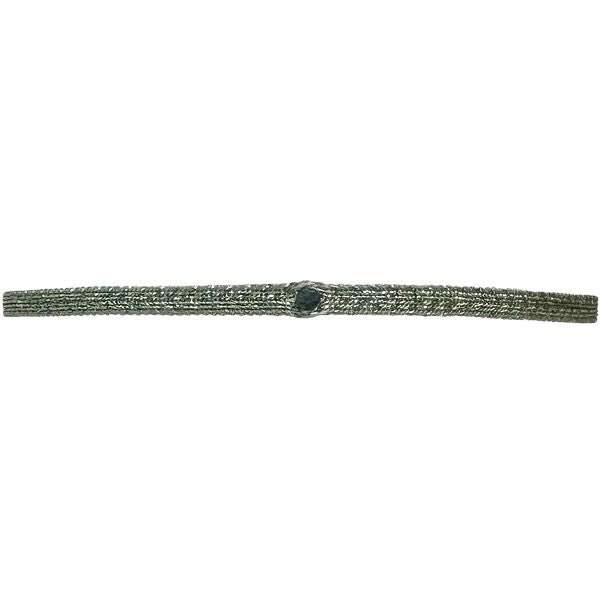 Handmade Grey Diamond Bracelet in Blue Tones