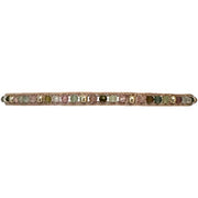 Handmade Sparkly Bracelet Featuring Intermixed Semiprecious Stones in Pink Tones