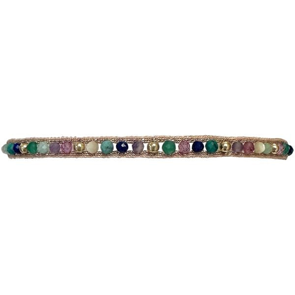 Handmade Sparkly Bracelet Featuring Intermixed Semiprecious Stones