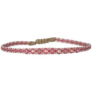 Colourful Handmade Bracelet For Kids in Pink Tones