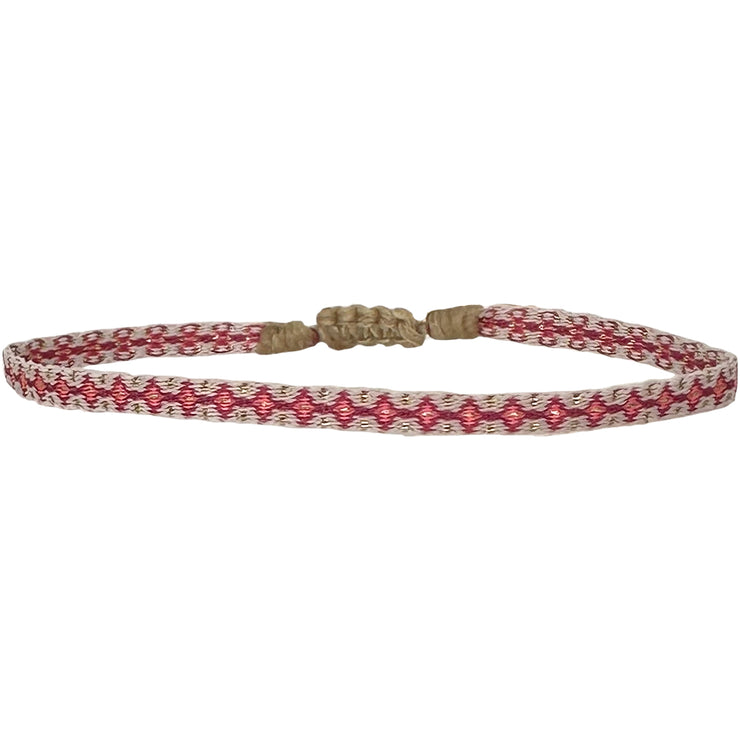 Handmade Basic bracelet in Pink Tones For Kids