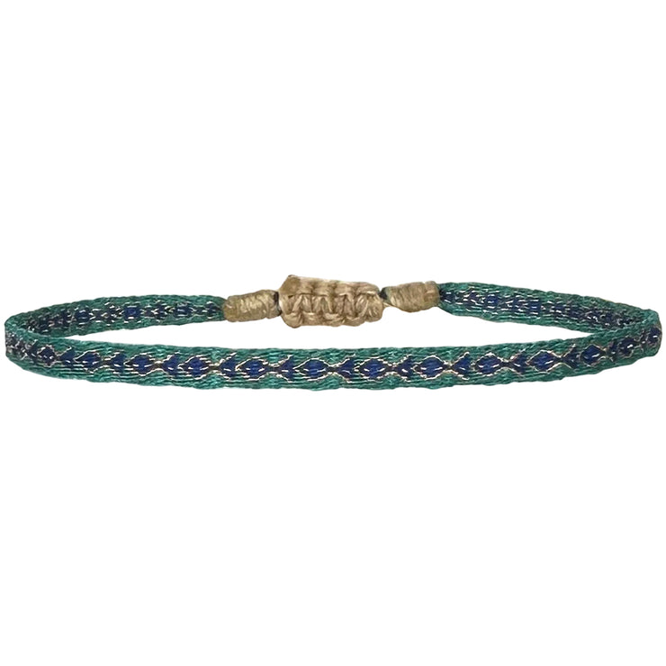 Fish Handmade Basic Kids Bracelet in blue Tones