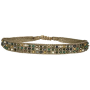 Aurum Handmade Bracelet in Green & Neutral Tones