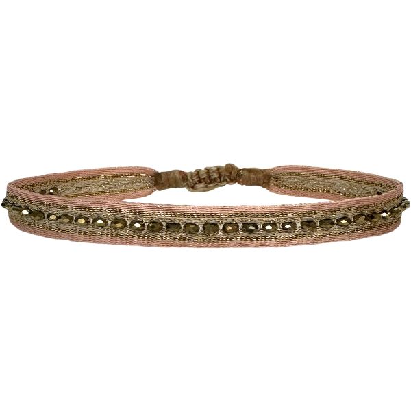 Cleo Handmade Bracelet in Pink Tones