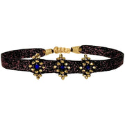 Emma Handmade Bracelet in Dark Blue Tones