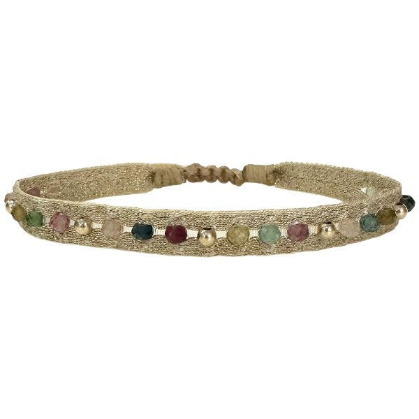 Gems Handmade Featuring Intermixed Semiprecious Stones and Gold filled beads