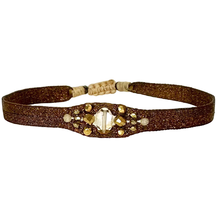 Isla Handmade Bracelet in Brown Tones