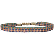 Handmade Basic Bracelet in Orange and Blue Tones For Kids