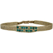 Handmade Rose Bracelet Featuring Turquoise Natural Gemstones