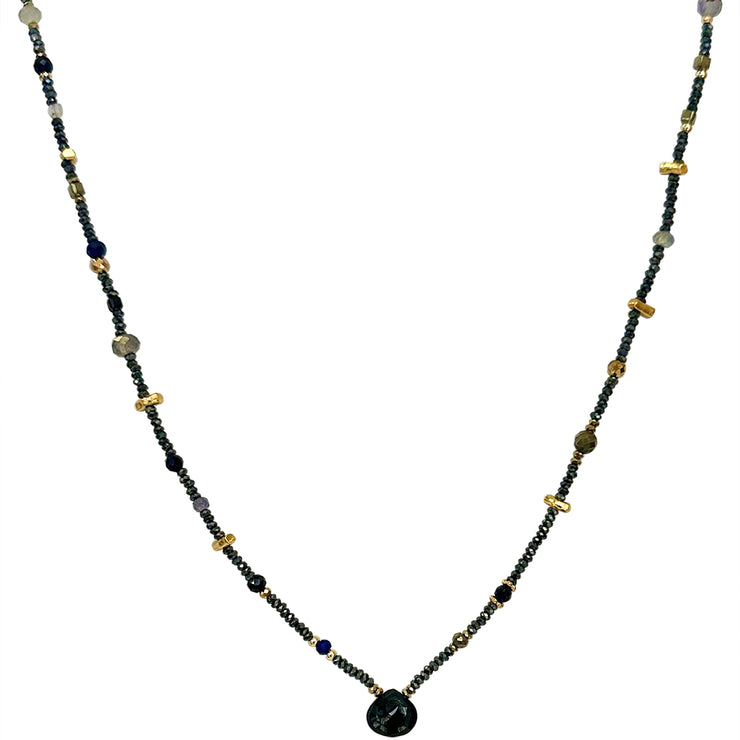 Celeste Necklace in Black Tones