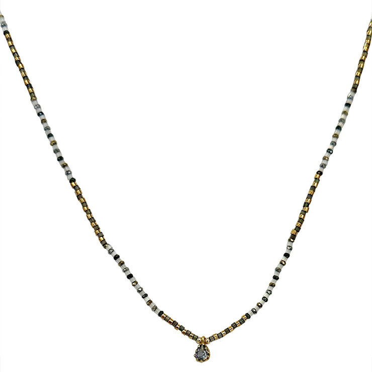 Isla Necklace in Neutral Tones