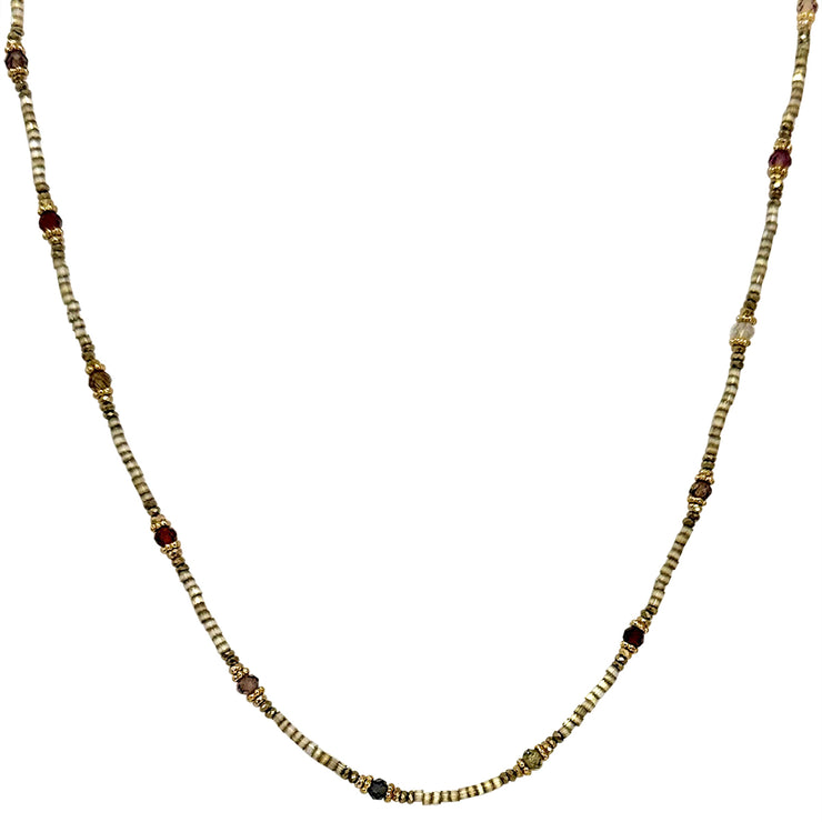 Aura necklace in golden Tones