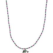 Handmade Kids Necklace Featuring a Dolphin Charm
