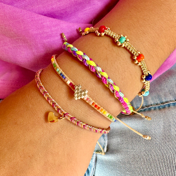Lilac Handmade Bracelet For Kids