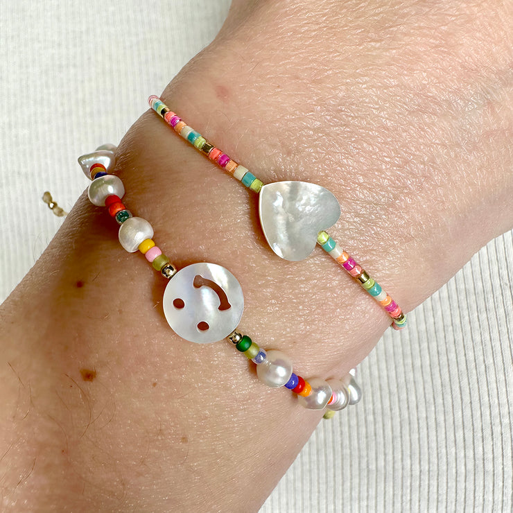 HANDMADE KIDS BRACELET FEATURING A HEART CHARM