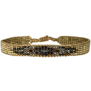 Petra Handmade Bracelet in Beige and Grey Tones