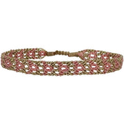 Handmade Phoenix Bracelet in Neon Pink