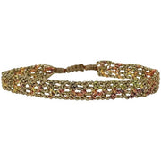 Handmade Phoenix Bracelet in Neon Orange and Yellow
