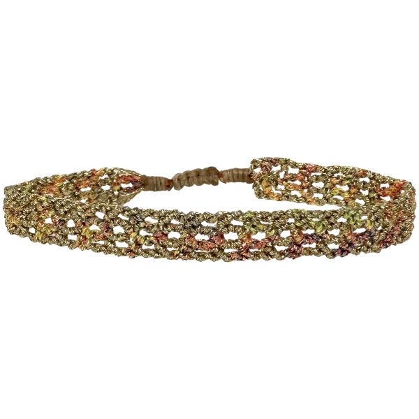 Handmade Phoenix Bracelet in Neon Orange and Yellow