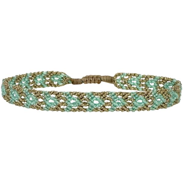 Handmade Phoenix Bracelet in Neon Blue