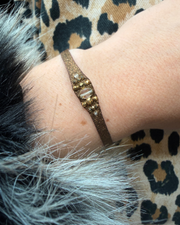 Isla Handmade Bracelet in Brown Tones