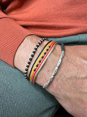 Stones Handmade Bracelet In Colorful Tones For Men