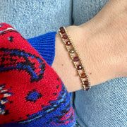 Cassia Handmade Bracelet with Tundra Sapphire