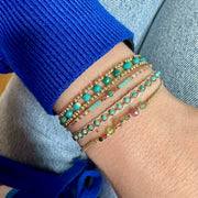 Embrace the beauty and allure of artisanal craftsmanship and the enchanting appeal of turquoise with the "Cassia" bracelet. Elevate your style and let the elegance of this handmade piece become a cherished addition to your jewelry collection.