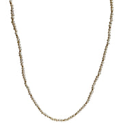 WHITE FRESHWATER PEARLS NECKLACE WITH GOLD